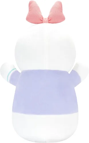 Vista 2 de Squishmallows HugMees de pato Daisy de Disney original de 10 pulgadas – Peluche oficial ultrasuave de Jazwares (tamaño mediano)
