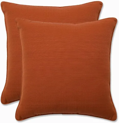 Vista 24 de Pillow Perfect Pompeya - Almohada lumbar grande para interiores/exteriores con relleno de felpa, resistente al clima y a la decoloración, lumbar