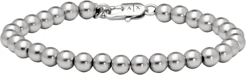 Vista 23 de A X Armani Exchange - Pulsera de cadena de acero inoxidable para hombre