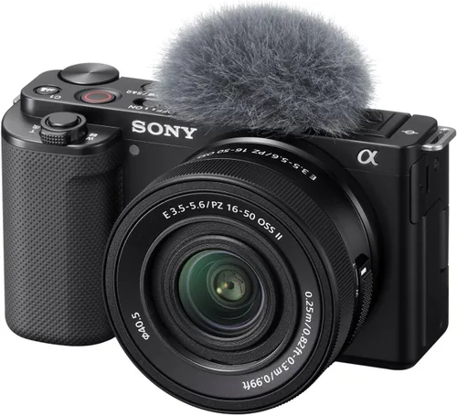 Vista 4 de Sony Alpha ZV-E10 - APS-C - Cámara con lente intercambiable, sin espejo, para videoblogueros, color negro, con E de 15 mm, gran apertura G, lente