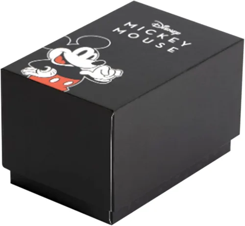 Vista 5 de Disney Mickey Mouse - Reloj analógico con correa de cuero de cuarzo clásico Cardiff para adultos, Azul
