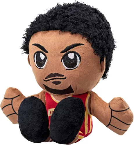 Vista 5 de Bleacher Creatures Atlanta Hawks Trae Young - Peluche Kuricha de 8 pulgadas, suave inspirado en Chibi
