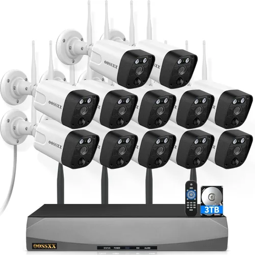 Vista 16 de (2026 Update) 5MP Wireless WiFi Outdoor Security Camera System with Dual Antenna Cameras, 55% Stronger Signal, 130° Wide Angle, 2-Way Audio, No