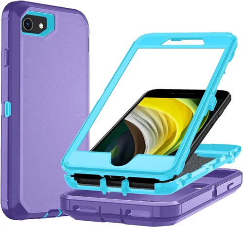 Vista 34 de Funda para iPhone 7/8Plus, iPhone 8 Plus y 7 Plus, resistente protección para teléfono, a prueba de golpes, a prueba de polvo, a prueba de caídas