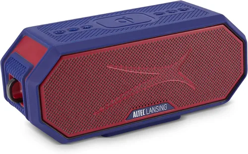 Vista 15 de Altec Lansing - Altavoz Bluetooth HydraBlast 2.0 IP67 impermeable de 20 W rojo/turquesa