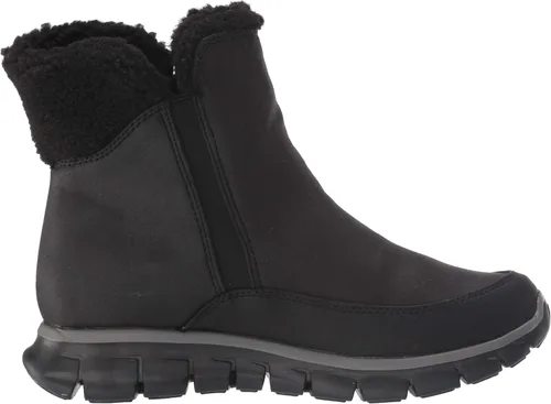 Vista 6 de Skechers Synergy-Botas cortas con cremallera de un cuarto para mujer con ribete Sherpa Snow, Nieve, 6-11