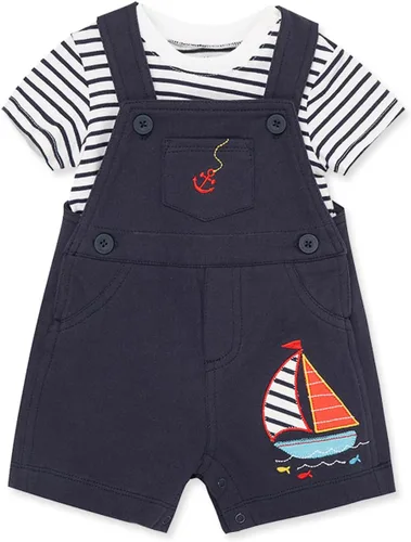 Vista 3 de Little Me Conjunto de camiseta y pantalón corto de 2 piezas para bebés