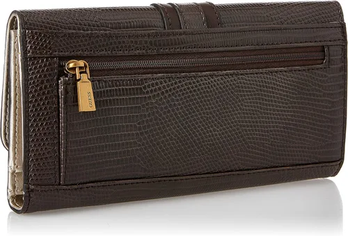 Vista 2 de GUESS Ginevra - Cartera de mano múltiple, Coñac