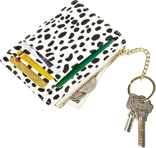 Vista 3 de Cartera minimalista para mujer, 8 tarjetas, monedero, monedero, bolsillo frontal, Casual