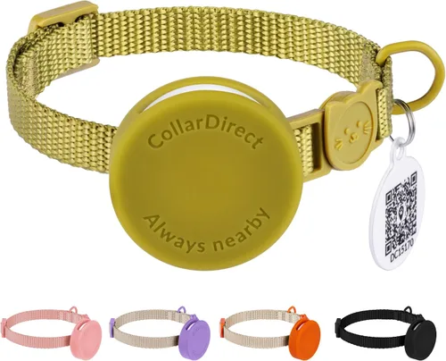 Vista 7 de CollarDirect Juego de 2 collares para gatos con campana extraíble, diseño tribal azteca de seguridad ajustable para mascotas