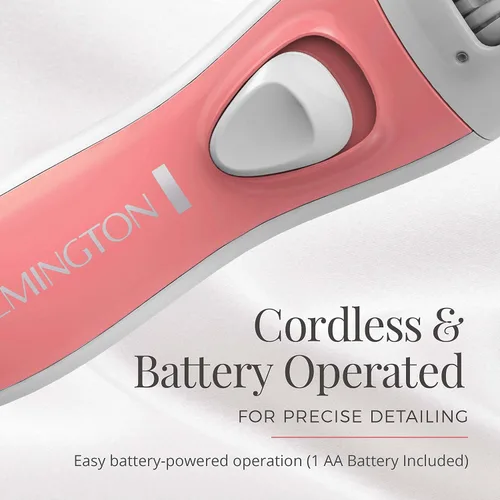 Vista 6 de Remington Depiladora facial lisa y sedosa, EP1050CDN Cordless and Travel-ready, Gentle on Delicate Areas, 1 Count, Model EP1050FCDN, Includes