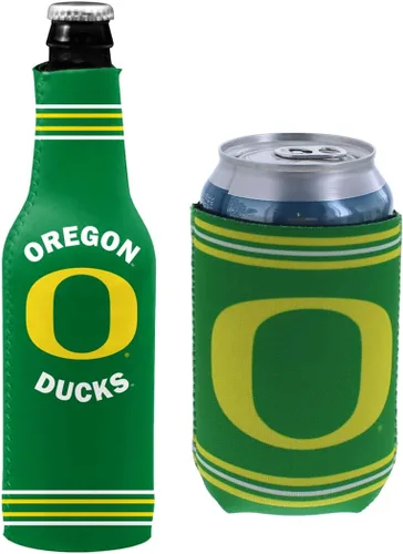 Vista 84 de College Team Color Logo Can & Bottle Holder Insulator Beverage Cooler Set