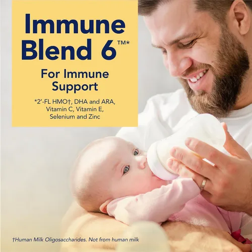 Vista 2 de Marca Amazon – Mama Bear - Fórmula en polvo para bebés a base de leche infantil con hierro, 2'FL HMO, Omega-3 DHA y colina, cerebro, crecimiento