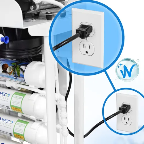 Vista 5 de WECO Sistema de filtro de agua de ósmosis inversa comercial HydroSense Light (HydroSense-0500DI)