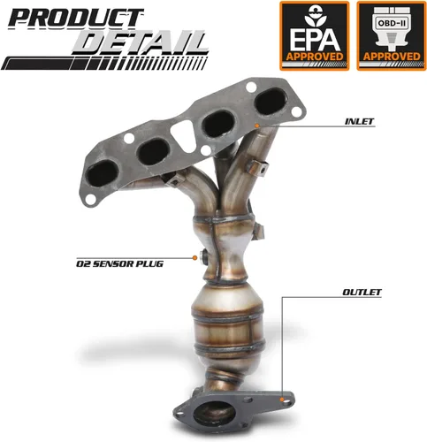 Vista 2 de M-AUTO Catalizador compatible con Nissan Rogue Select 2008, 2009, 2010, 2011, 2012, 2013, Nissan Rogue Select 2008, 2008, 2009, 2010, 2011, 2011