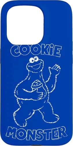 Vista 14 de Funda simple para iPhone 16 Sesame Street Cookie Monster