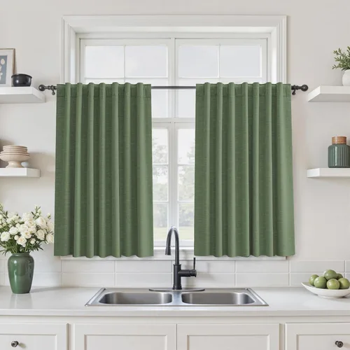 Vista 78 de Cortinas opacas de 54 pulgadas de largo para dormitorio, sala de estar, cortinas beige con aislamiento térmico, oscurecimiento de la habitación