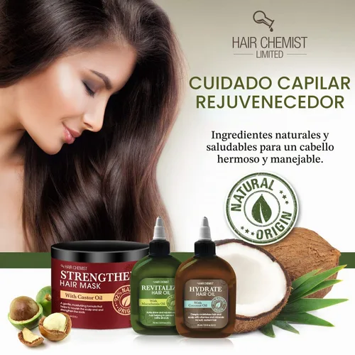 Vista 3 de Hair Chemist Suero de aceite de coco 4 oz.