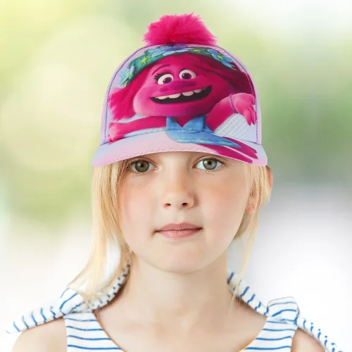 Vista 2 de DreamWorks Gorra de béisbol ajustable para niñas de 4 a 7 años