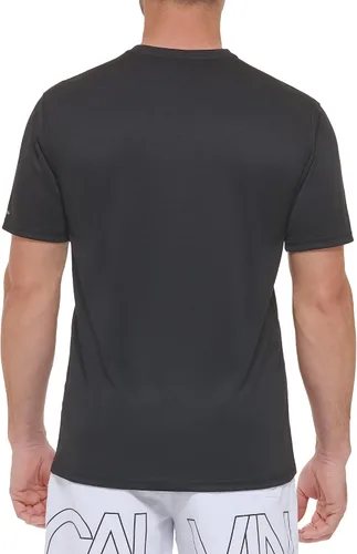 Vista 3 de Calvin Klein Manga corta ligera de secado rápido para hombre, protección UPF 40+