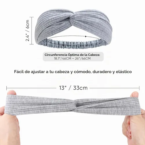 Vista 3 de DRESHOW - Paquete de 10 diademas para mujer con diseño entrecruzado vintage, estilo bohemio, trenzadas, elásticas, accesorios para el cabello