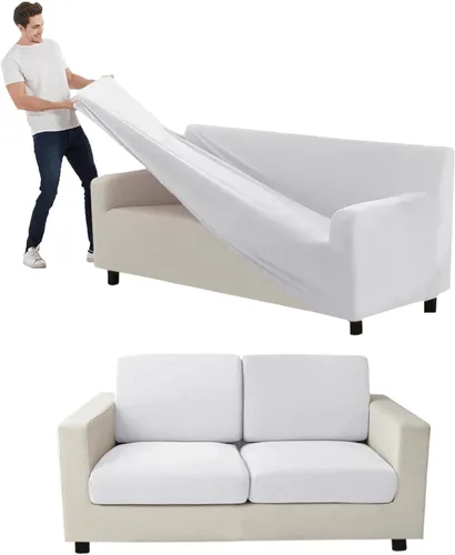 Vista 65 de Funda para Sofá de Terciopelo, Fundas Elásticas para Sofá para Funda Principal Separada/Respaldos y Cojines de Asiento, Funda para Sofá, para Fundas