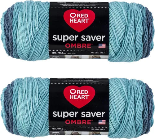 Vista 43 de Red Heart Super Saver Jumbo Ovillo de lana, Amatista