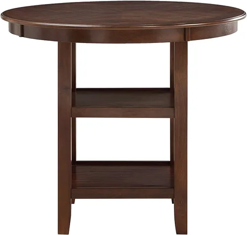 Vista 5 de New Classic Furniture Amy - Juego de mesa de comedor de 5 piezas, color marrón cereza