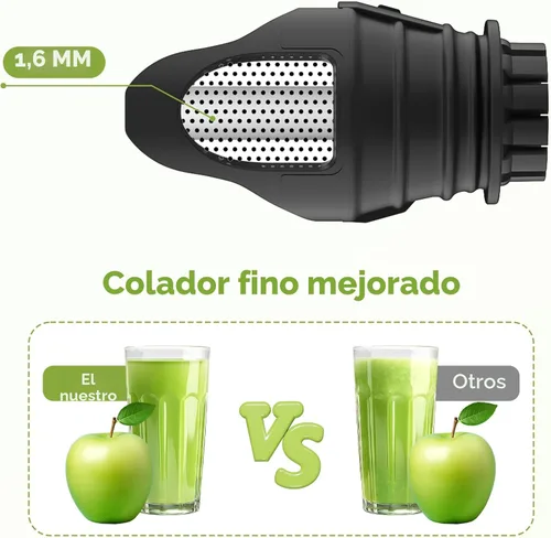Vista 4 de Accesorio de exprimidor masticador para batidora de pie KitchenAid, exprimidor de prensado en frío para accesorios de batidora KitchenAid con tolva