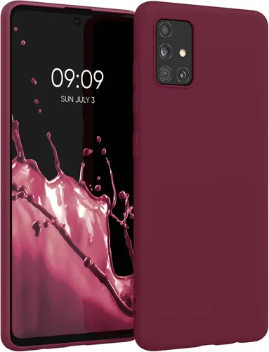 Vista 21 de kwmobile Funda compatible con Samsung Galaxy A51 - Funda protectora de silicona TPU suave y delgada - Arctic Night