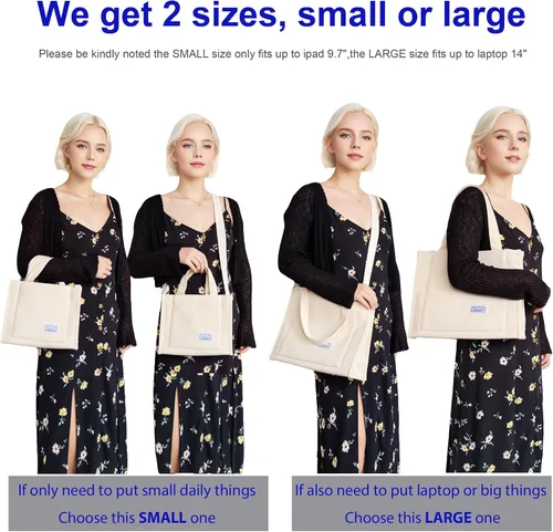 Vista 2 de UERRUAM Bolso de mano para mujer, bolsa de pana de trabajo, bolso cruzado para mujer, bolsas de viaje, bolsos de mano para uso diario