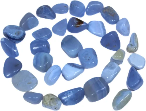 Vista 30 de Jet Amazonite - Piedra rodada de 3.53 oz aprox. de 0.75 a 1 pulgada con bolsa de terciopelo (Amazonita)