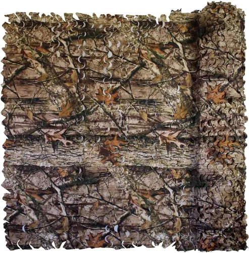 Vista 16 de Red de camuflaje en rollo a granel, red de camuflaje para caza, ejército, fiesta, decoración, protección solar