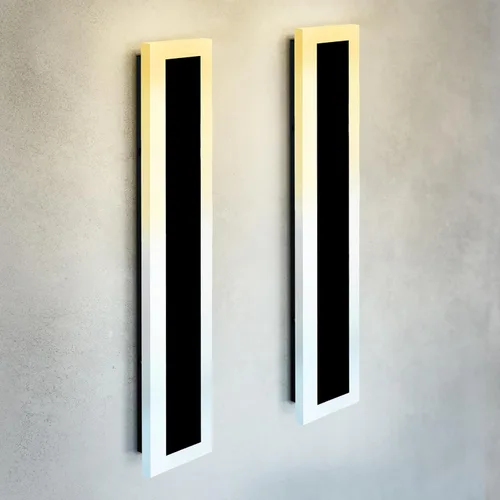 Vista 40 de ASD Lámpara LED de montaje en pared de 18 pulgadas de largo, aplique lineal para exteriores e interiores 3CCT, regulable, impermeable