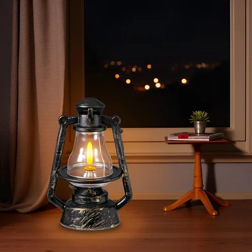 Vista 5 de Lámparas en miniatura para casa de muñecas, casa de muñecas, linterna de aceite retro, accesorios para casa de muñecas, adornos de escena