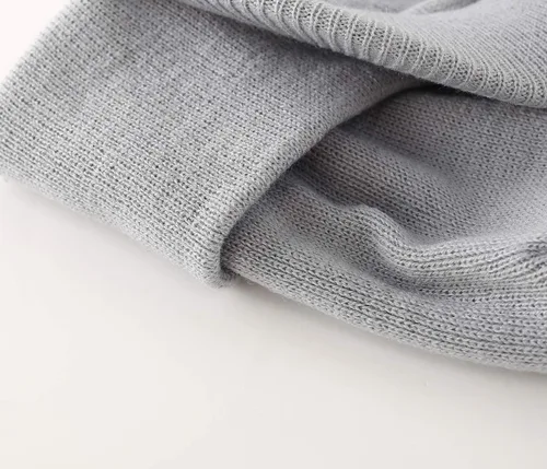 Vista 36 de Home Prefer - Gorro de invierno para hombre con visera, cálida y doble punto.