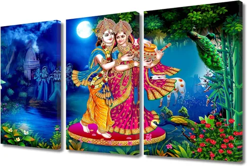 Vista 66 de TUMOVO Arte de pared de Dios hindú para sala de estar, lienzo de Ganesha, arte de pared de escultura de elefante, cuadros modernos, arte