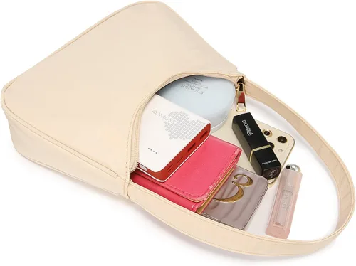 Vista 6 de Loiral Bolsos de hombro para mujer, lindo bolso de mano pequeño tipo hobo