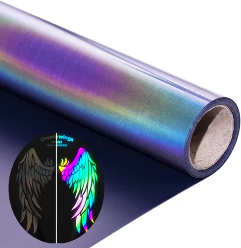 Vista 19 de Rollos de vinilo de transferencia de calor con purpurina negra, vinilo HTV de hierro negro de 12 pulgadas x 5 pies, vinilo para planchar para Negro