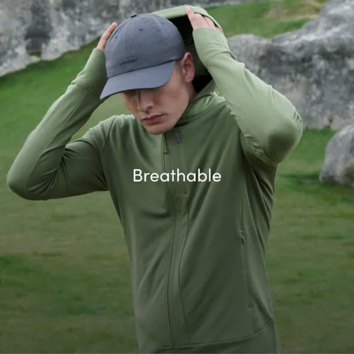 Vista 6 de Icebreaker Merino Camiseta de manga corta 150 Tech Lite multicolor (Dark Loden)