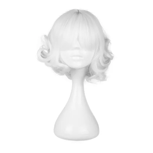 Vista 42 de COSPLAZA Cosplay Pelucas Moda Corto Azul Anime Cabello Elegante Mujer Fiesta Peluca