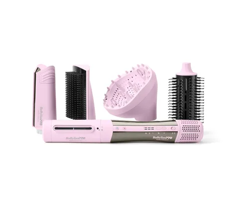 Vista 11 de BaBylissPRO StyleSwitch Ionic Multi-Styler, Air Styler and Hair Dryer, Lightweight Hot Air Brush with 5 Attachments, Automatic Dual Voltage