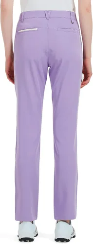 Vista 3 de Lesmart Pantalones de golf para mujer, elásticos, ligeros, transpirables, de secado rápido, para trabajo, con bolsillos
