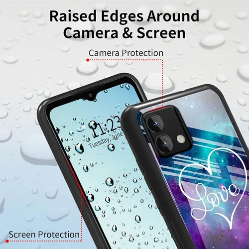 Vista 248 de Funda para Motorola Moto G Stylus 5G 2021 de vidrio templado, funda negra con diseño de mujer negra africana para mujeres y hombres, antiarañazos, a