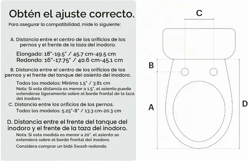 Vista 10 de Brondell LT89 - Asiento de inodoro con bidé eléctrico, se adapta a inodoros alargados, color blanco – Control lateral, lavado con agua caliente