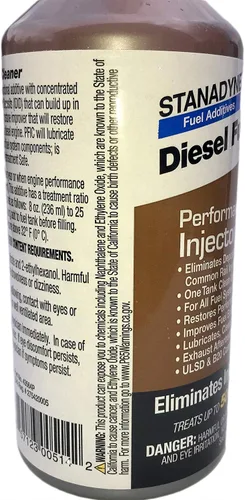 Vista 8 de Stanadyne Limpiador de inyector diesel de fórmula de rendimiento-cantidad 2, botellas de 16 oz # 43564