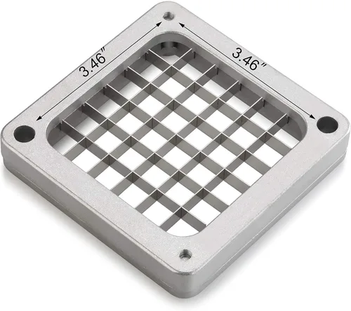 Vista 2 de New Star Foodservice 1028959 Cuchilla de repuesto para cortador de papas fritas 1028935 New Star Foodservice montado en la pared de 1/2 pulgada