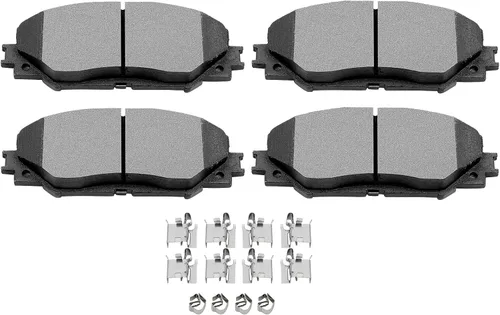 Vista 14 de SCITOO D273 Juego de pastillas de freno cerámicas delanteras de reemplazo 1984-1985 para Honda Accord, 1988-2000 para Honda Civic, 1993-1997