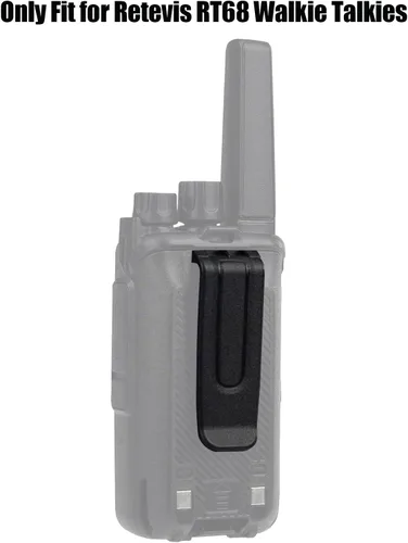 Vista 7 de Retevis Walkie Talkies RT68 para adultos, paquete con clips para cinturón