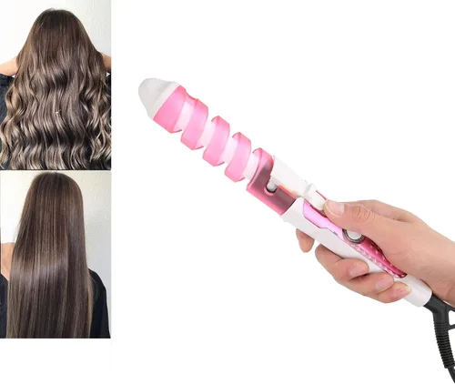Vista 2 de Espiral Eléctrica Herramienta De Peinado De Pelo - Rizador Con Rizador (enchufe EE.UU.)